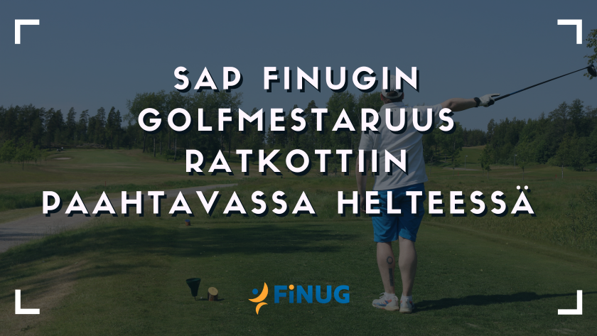 SAP Finugin Golfmestaruus ratkottiin paahtavassa helteessä 