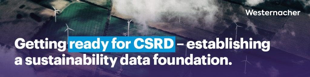Getting ready for CSRD - establishing a sustainability data foundation